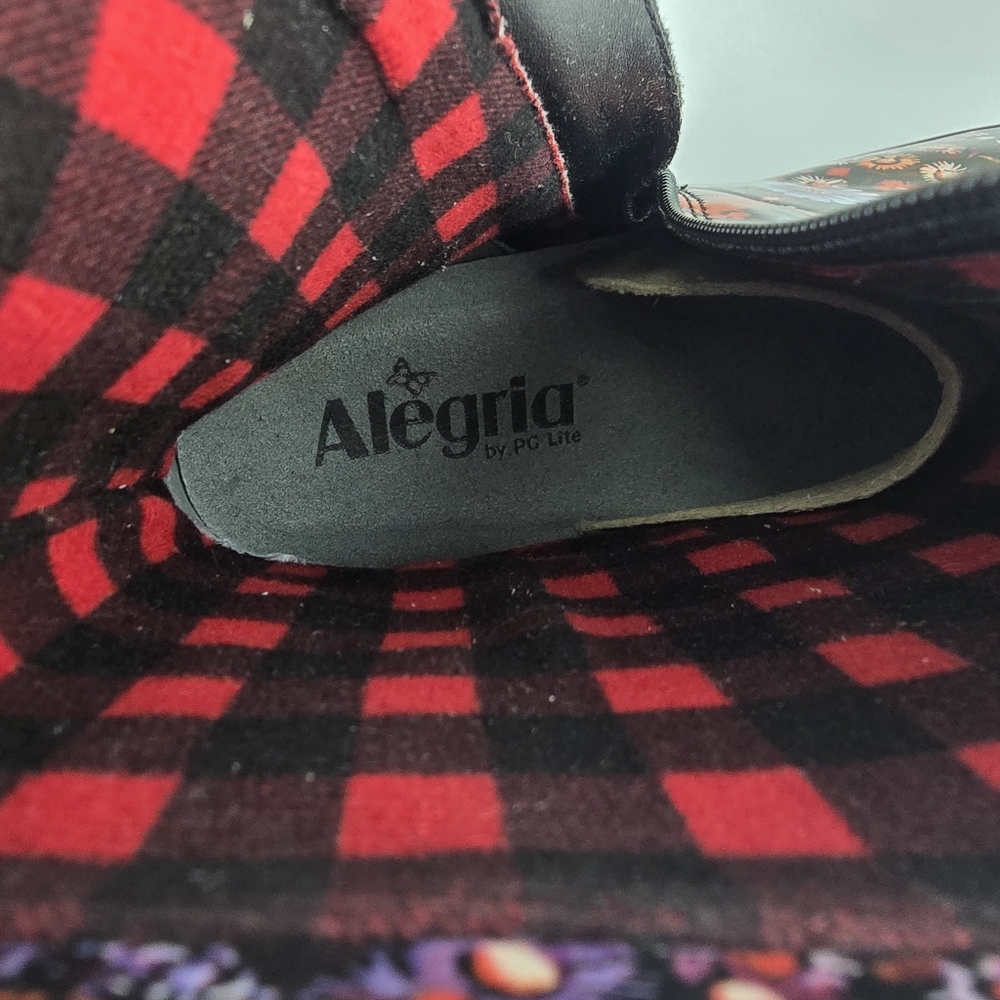 Alegria Floral Rain Boots Size 37 RAI - Picture 9 of 16